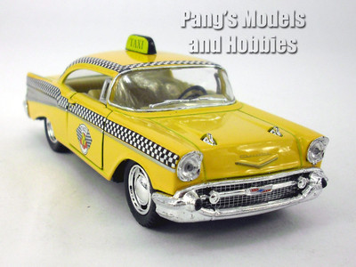 5 Inch Chevy Bel Air Taxi - 1957 - 1/32 Scale Diecast Metal Model