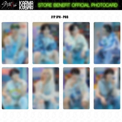 STRAY KIDS KARMA JAPAN POB PHOTOCARD SONY HMV JYP LUCKY DRAW STORE