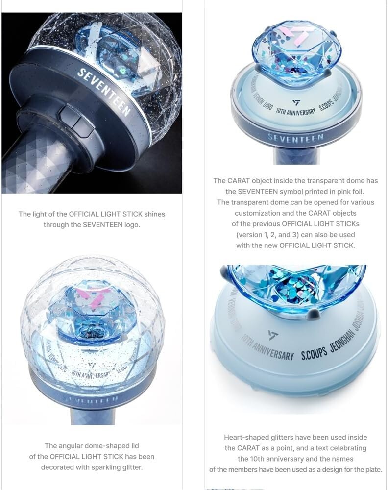 Seventeen 10th Anniversary Light Stick Official Ver. 3 | eBay