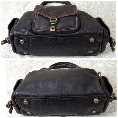 Marc by Marc Jacobs Y2K Archive Leather Shoulder Bag Brown Vintage