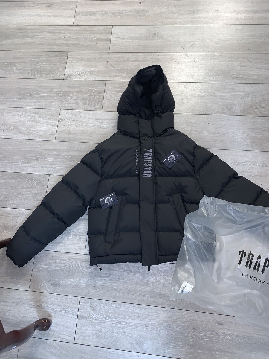 Trapstar Mens 2.0 Decoded 2022 Hooded Puffer Jacket all Size