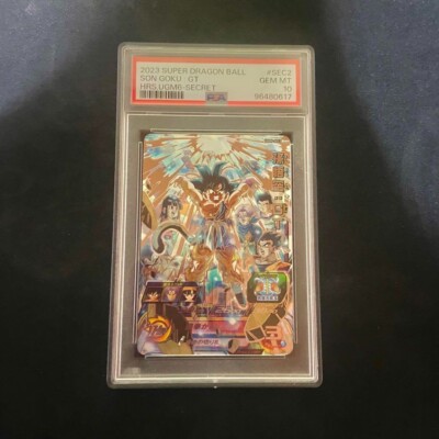 PSA10 Dragon Ball Heroes SON GOKU:GT UGM6-SEC2 Japan Trading Card