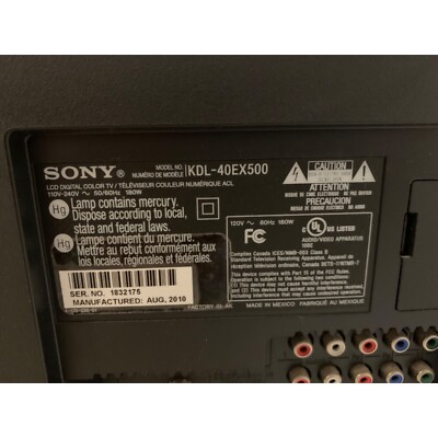 Sony Bravia KDL-40EX500 40