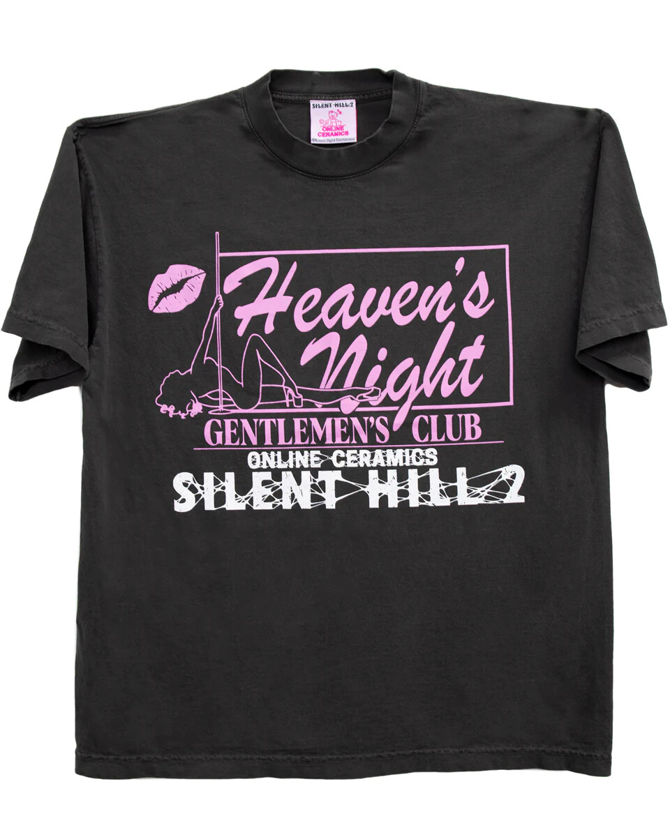 Online Ceramics x Silent Hill 2 Heaven's Night T-Shirt Off Black