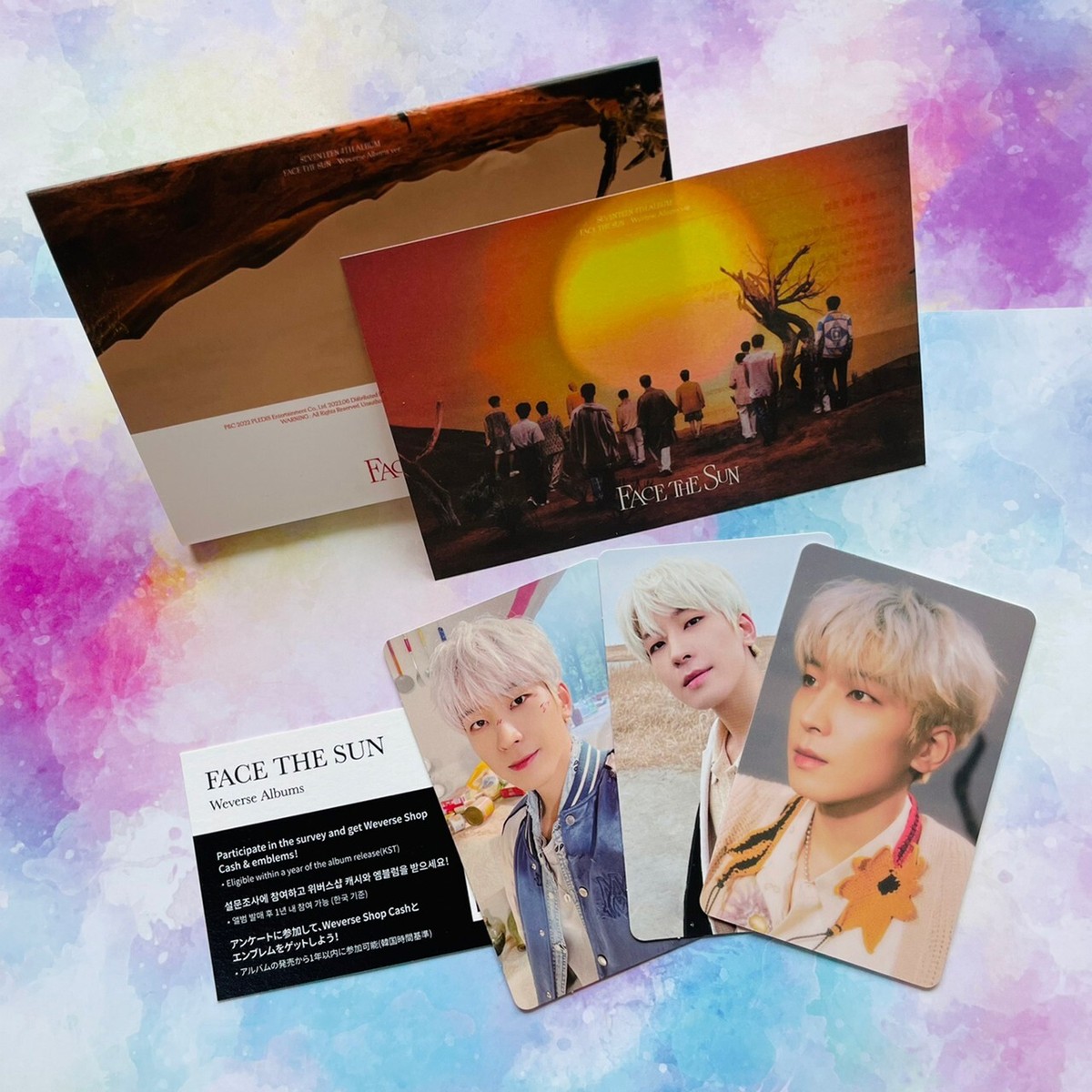 SEVENTEEN Face the Sun Photo Card Weverse Album ver. Official