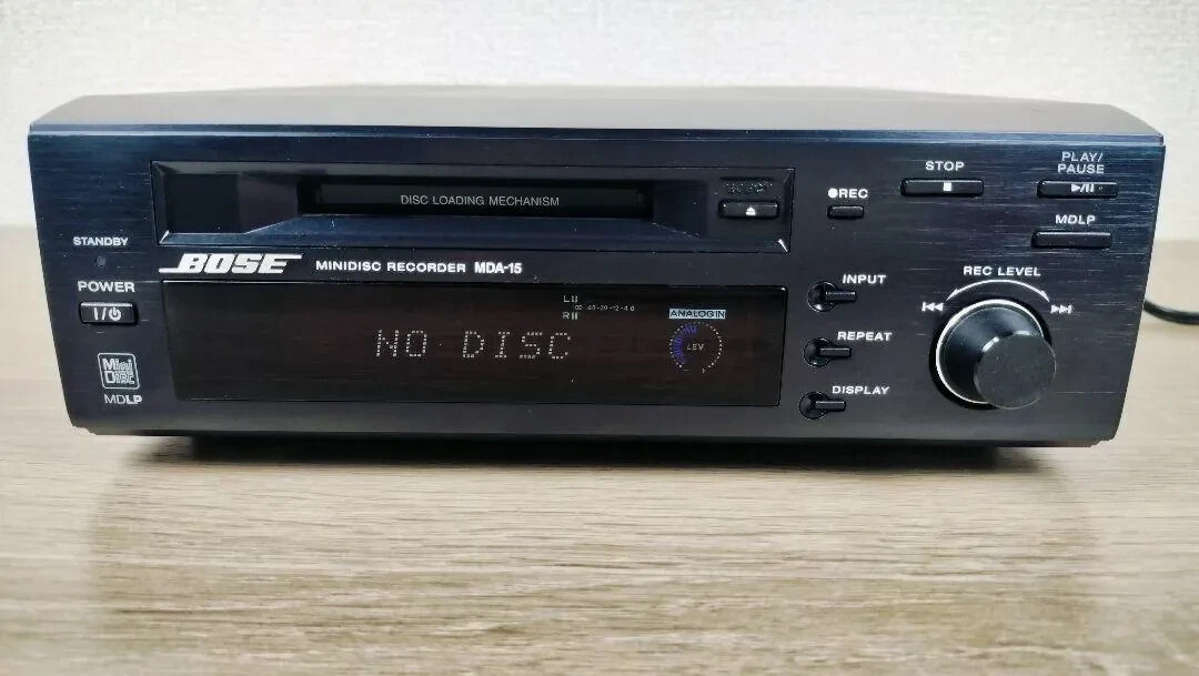 BOSE MDA-15 MINI DISC Recorder MD Digital Audio System Used Tested
