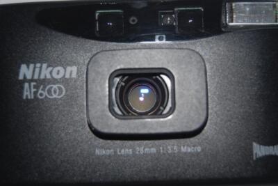 Nikon AF600 Panorama Black 35mm Point & Shoot Film Camera | eBay