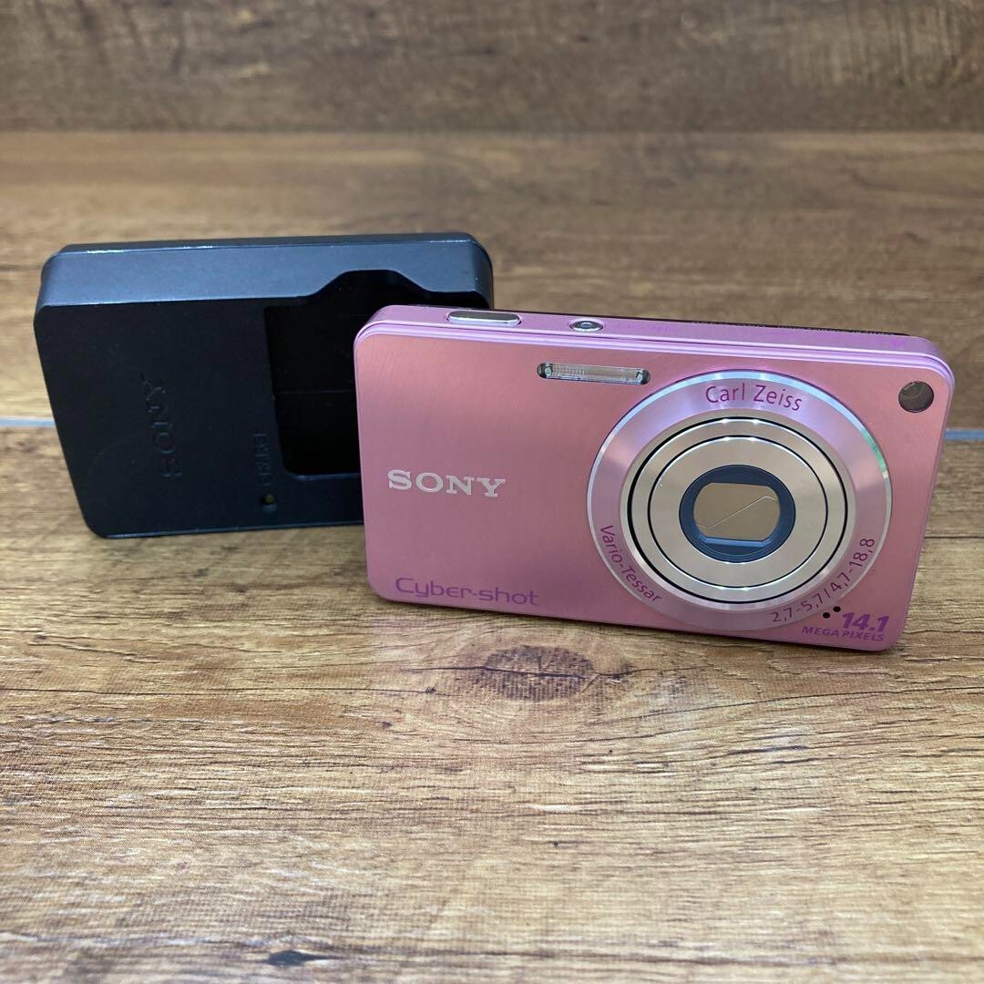 SONY Cyber-Shot DSC-W350 Pink 14.1MP Digital Camera Japanese only