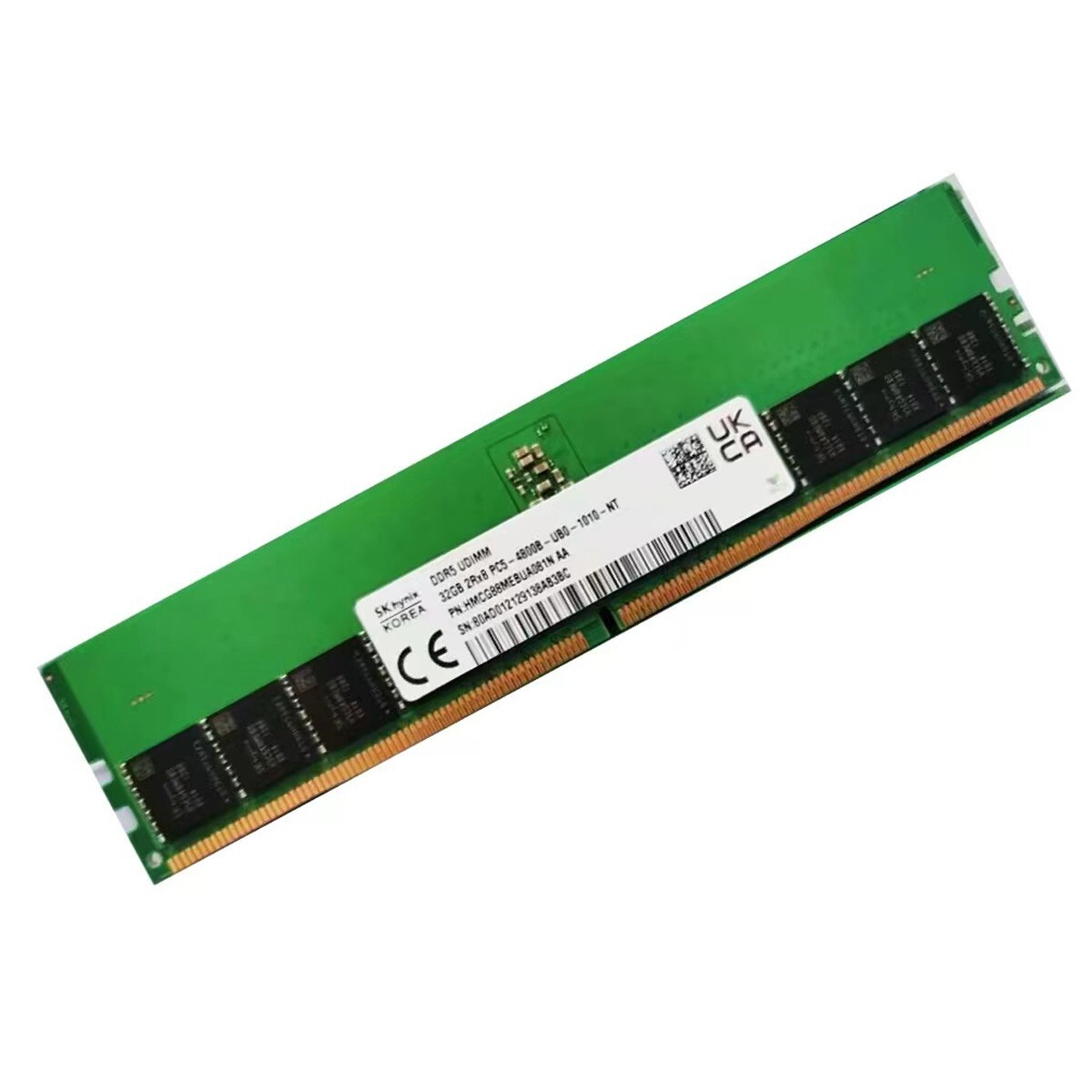 SK Hynix 32GB DDR5 DDR5 4800MHz PC5-38400 2RX8 UDIMM Memory Ram