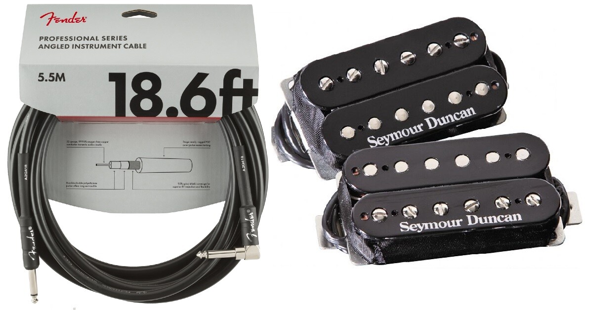 Seymour Duncan Distortion SH-6 & SH-2 Jazz Black Humbucker Set