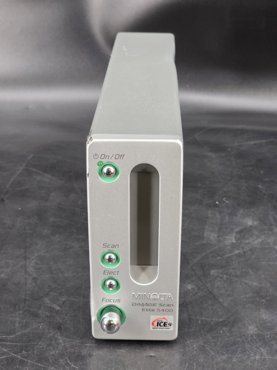 MINOLTA DiMAGE Scan Elite 5400 AF-5400 Film Scanner Power Tested