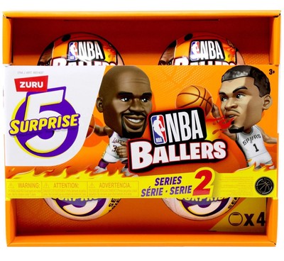 Zuru 5 SURPRISE NBA BALLERS - SERIES 2 - 4 PACK, gift for an NBA