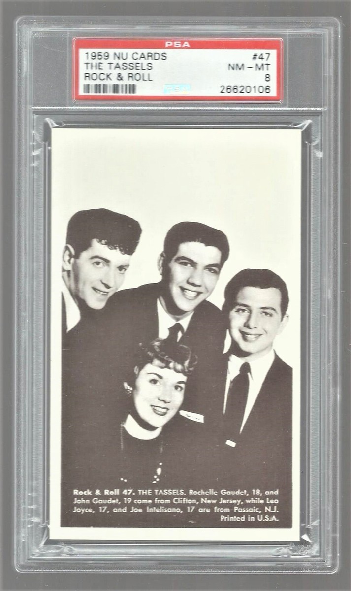 1959 NU CARD ROCK & ROLL #47 THE TASSELS PSA 8 NM/MT RARE SET | eBay