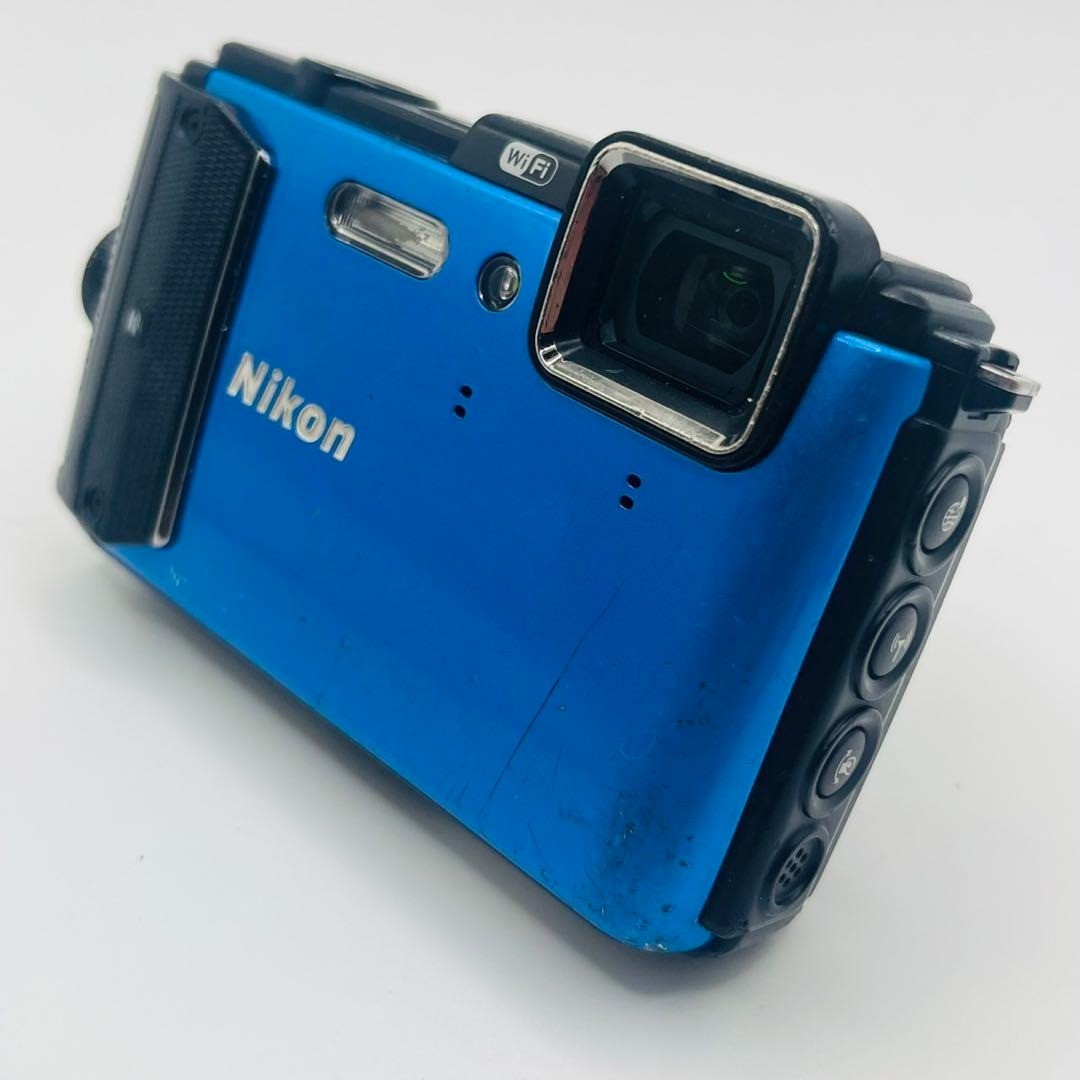 Nikon Digital Camera COOLPIX AW130 BLUE Waterproof UHD 4K From