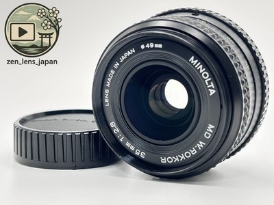 MINOLTA MD W.ROKKOR 35mm f2.8 Wide Angle MF Lens From JAPAN #42 | eBay