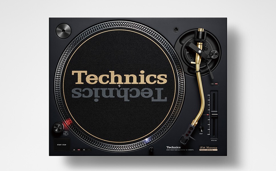 Technics SL-1200M7L-K Black Gold MK7 DJ Turntable 50th Anniversary