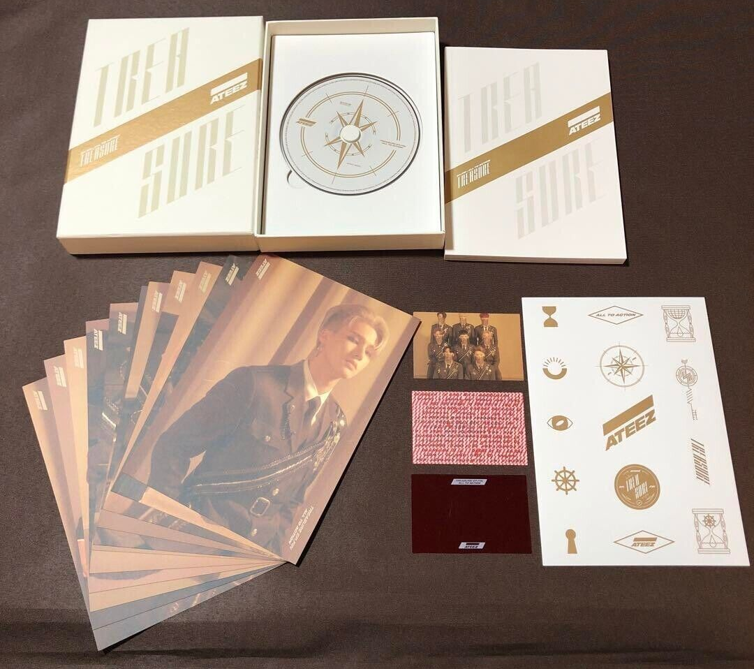 ATEEZ TREASURE EP FIN ALL TO ACTION CD Trading Photo Cards PC