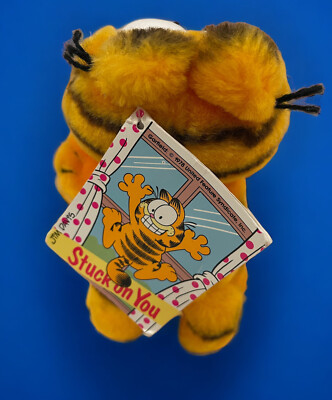 Vintage 1978 Dakin Garfield Mini Stuck on You Plush 7
