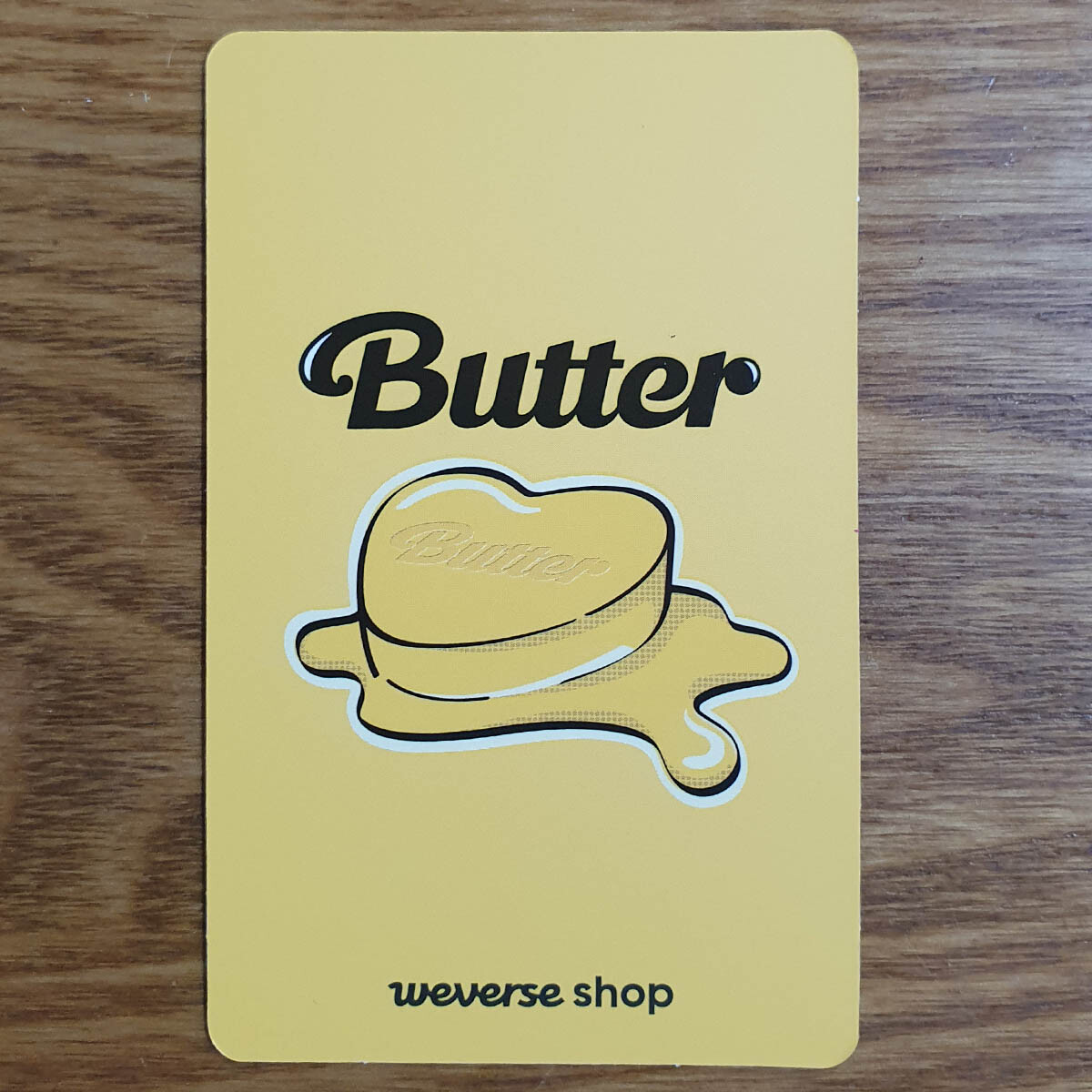 Jungkook Official Photocard BTS Butter Weverse Pre-Order Benefit