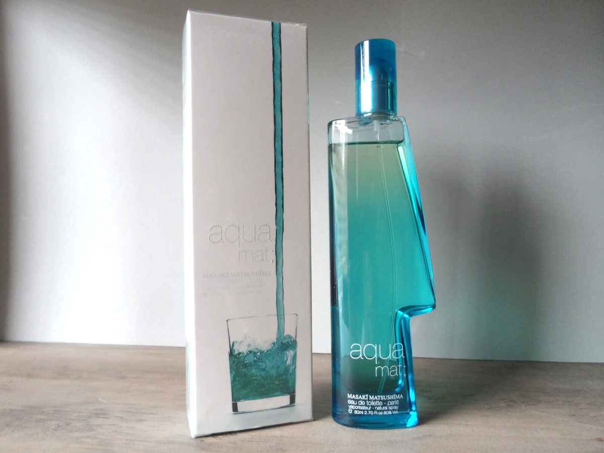 Aqua Mat Masaki Matsushima Men EDT Spray 2.7 oz / 80 ml New In