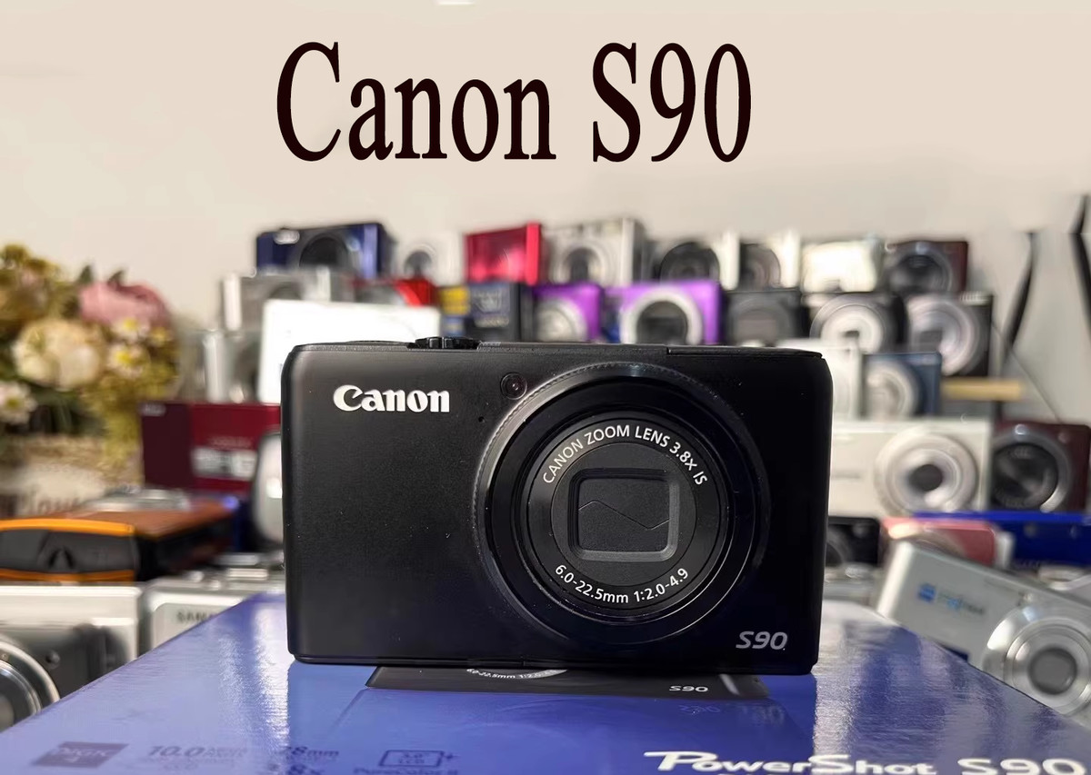 Canon PowerShot S90 Digital Camera - Black 90% New Fully Tested | eBay