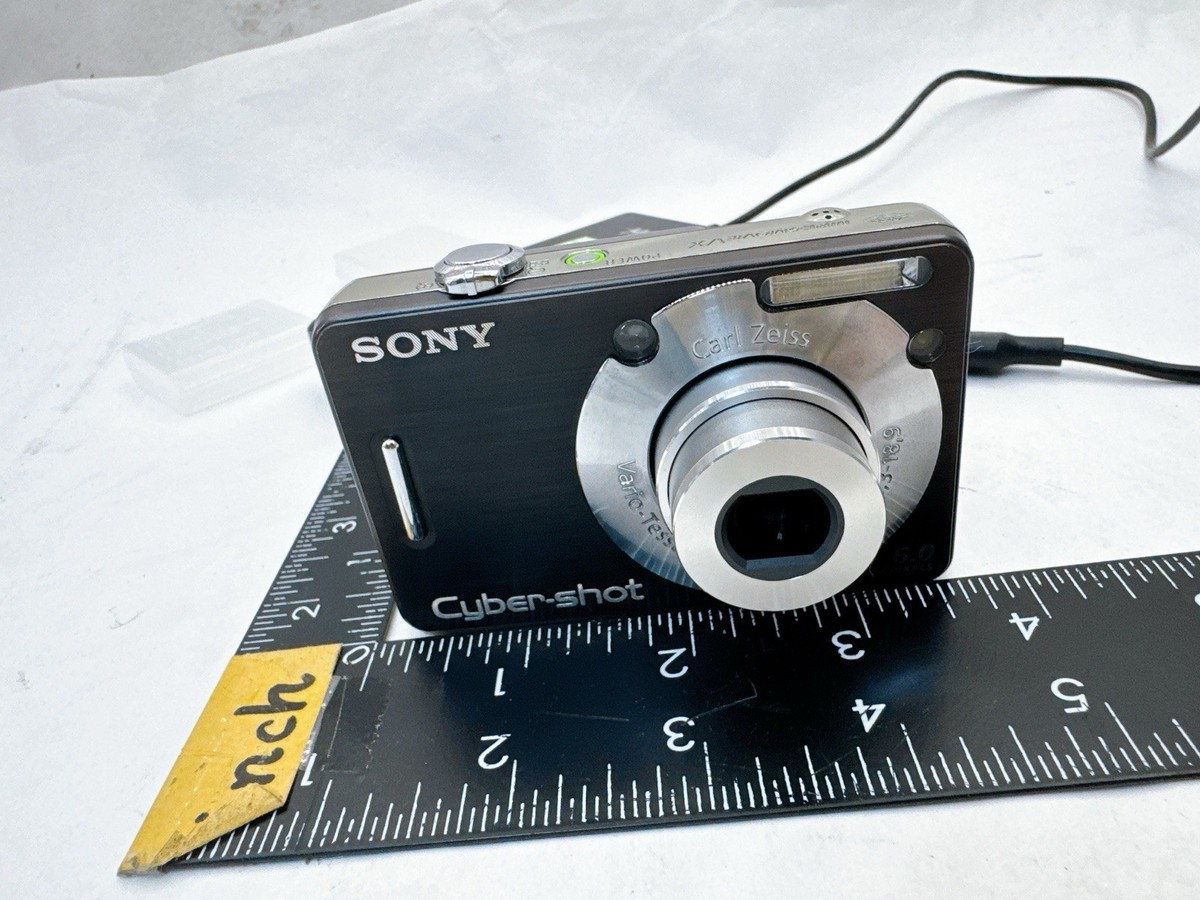 Sony Cyber-shot DSC-W50 6MP Digital Camera Black/Silver Japan Menu