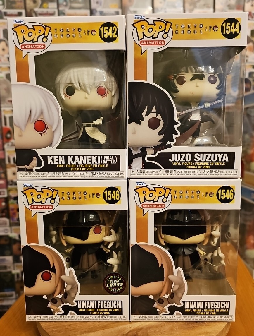 Funko Pop Tokyo Ghoul: re Bundle Total Of 4 #1542 #1544 #1546