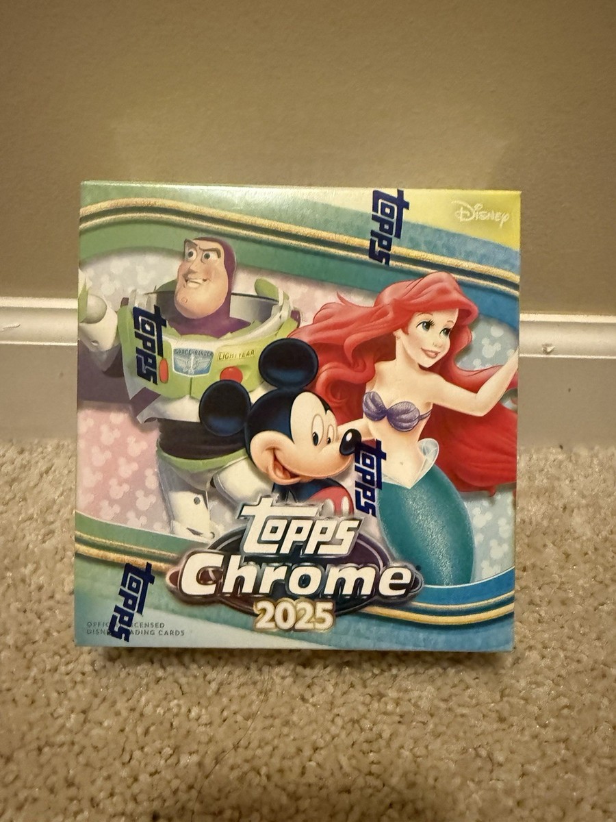 2025 Topps Chrome Disney MEGA Box Sealed IN HAND | eBay