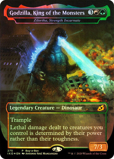Godzilla King of Monsters Zilortha, Strength Incarnate Foil promo