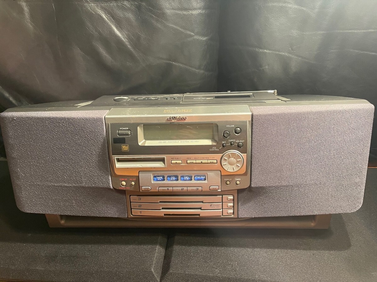 八6207美品Victor CD MD カセットレシーバー