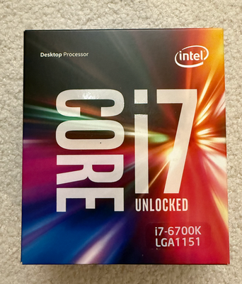 Intel Core i7-6700K 4.0 GHz Quad-Core (BX80662I76700K) Processor