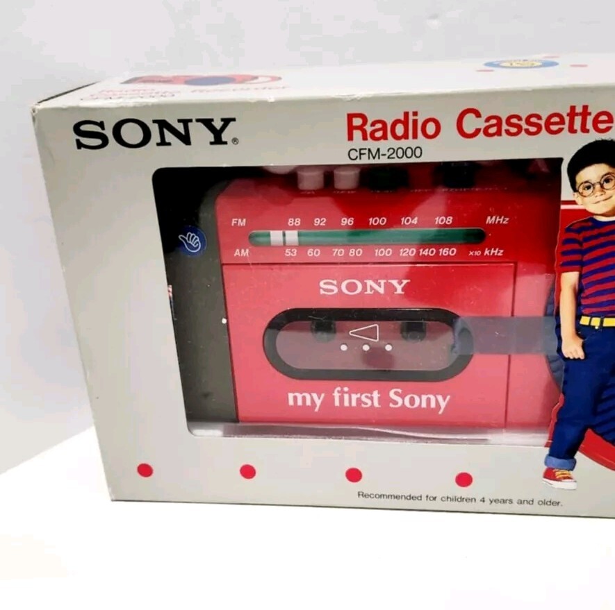 My First Sony Cassette Player CFM 2000 Radio Cassette player