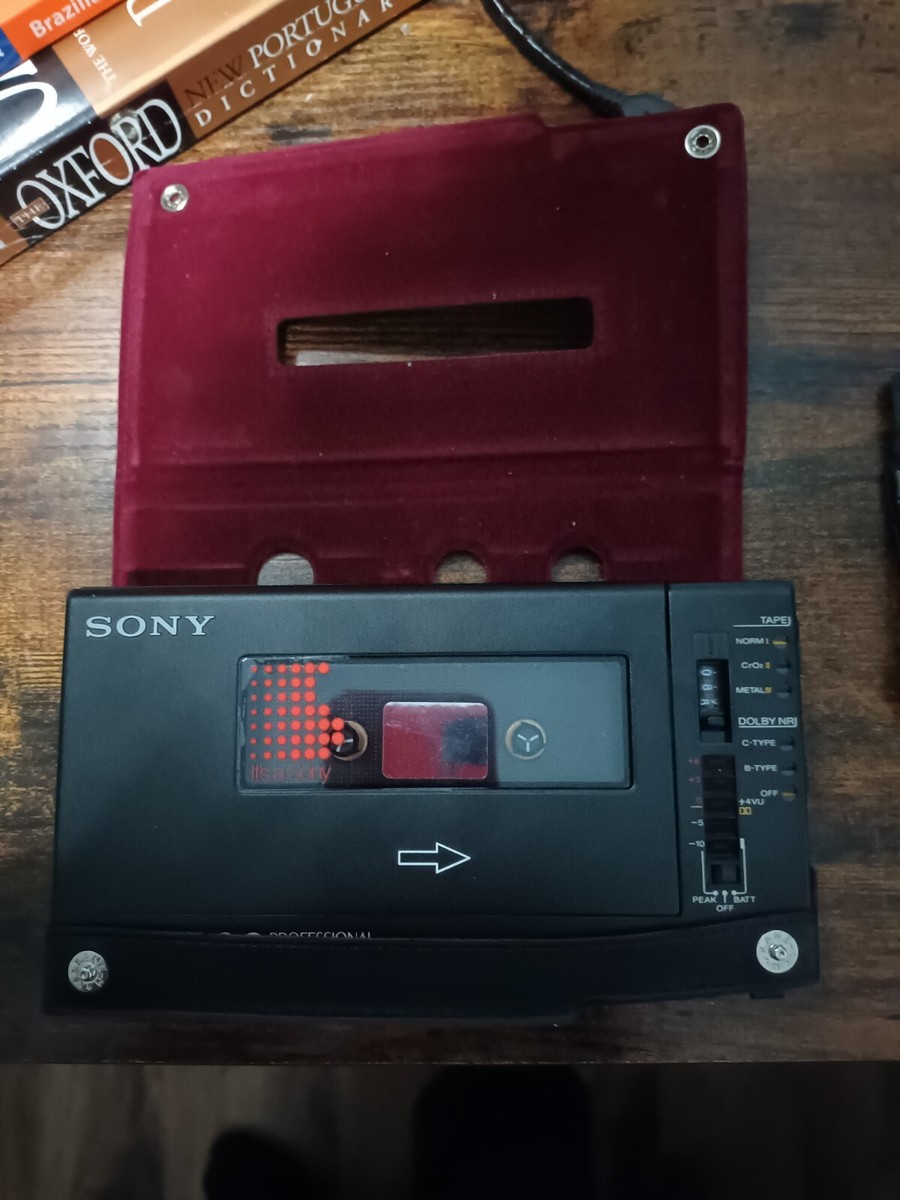 SONY Walkman WM-D6C Professional Cassette Player RARE - Near Mint
