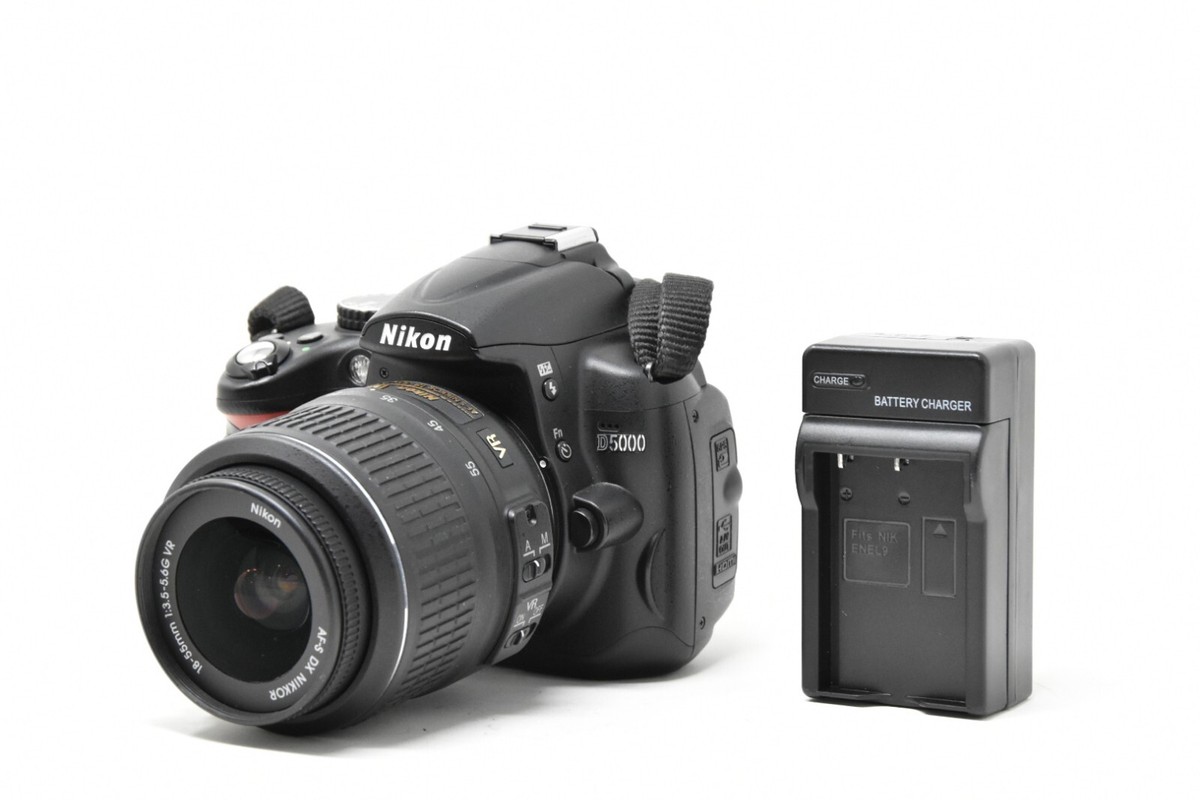 Nikon D5000 Digital SLR Camera with 18-55mm VR Lens Black (B16) | eBay