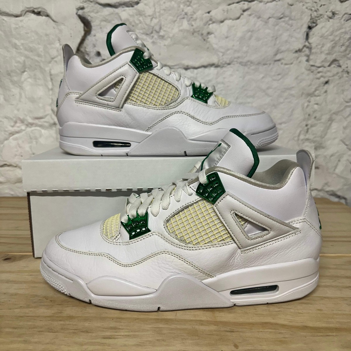 Air Jordan 4 Metallic Green Sz 10.5 | eBay