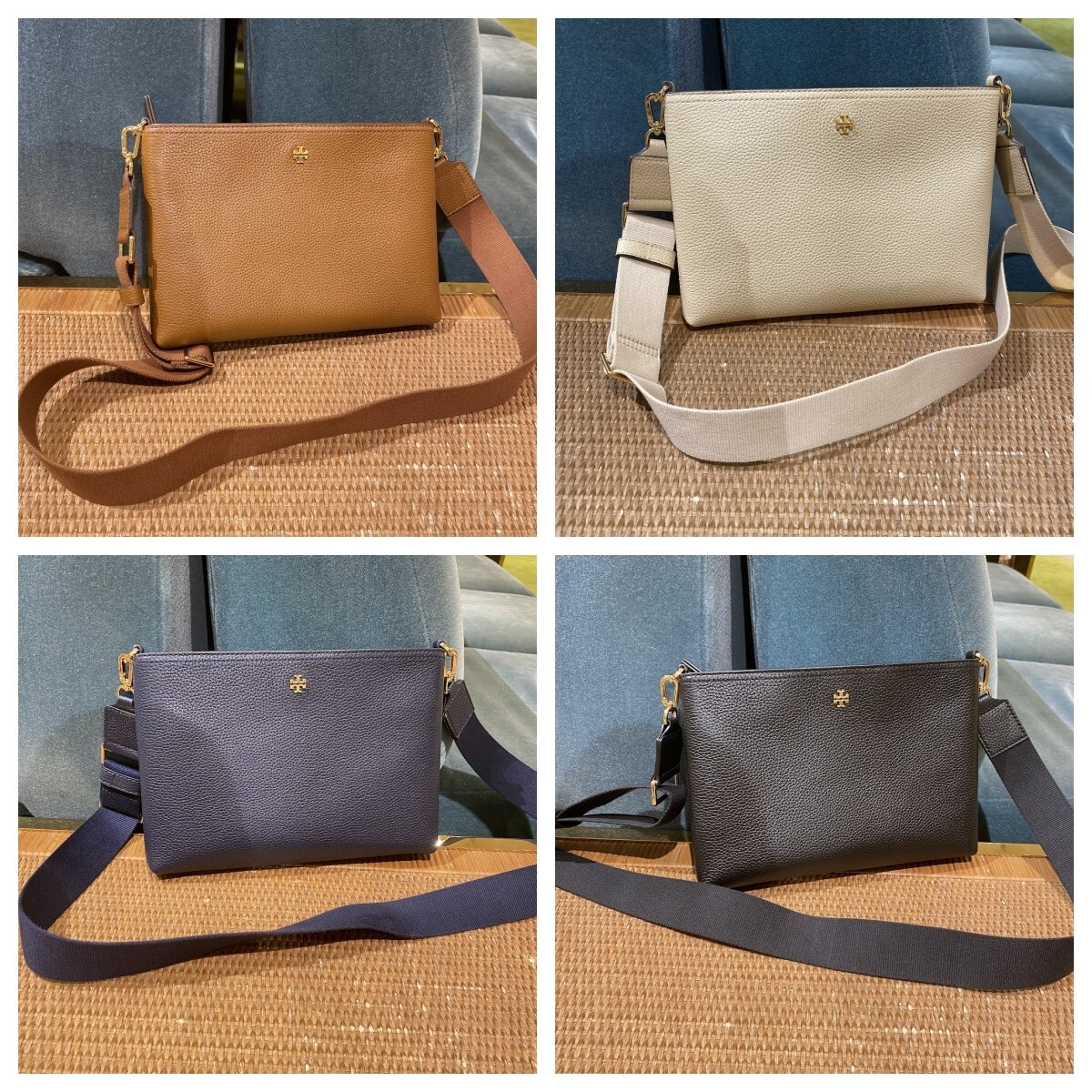 Tory Burch Blake Pebble Leather Swingpack Crossbody 148314 | eBay