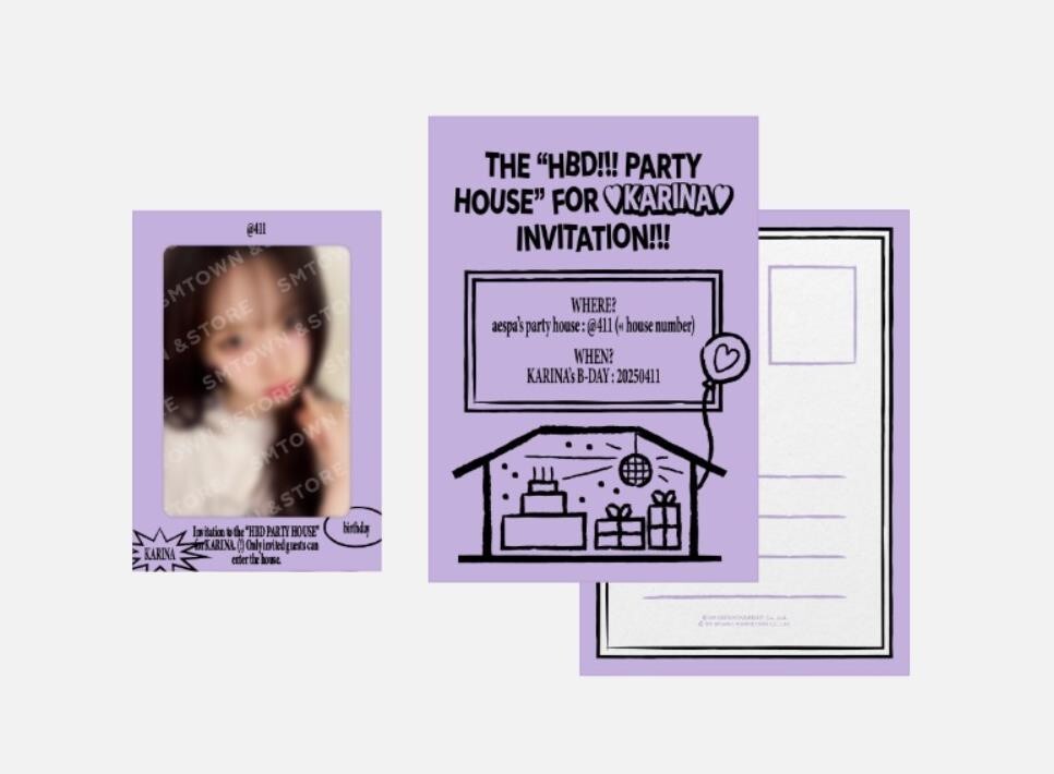 THE HBD PARTY HOUSE FOR KARINA AESPA OFFICIAL 2025 ARTIST BIRTHDAY