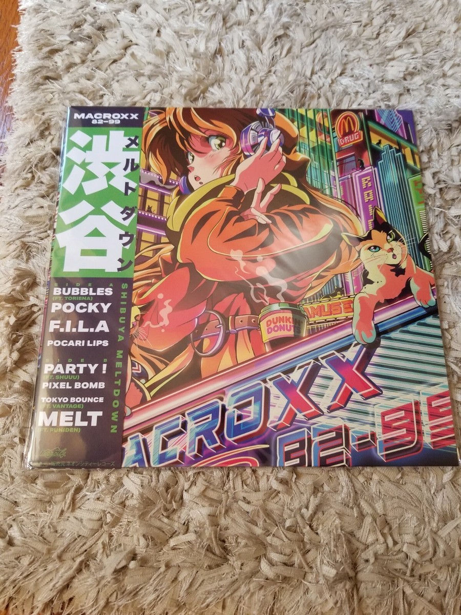 Macross Macroxx 82-99 Shibuya Meltdown Green Vinyl x/500 City Pop