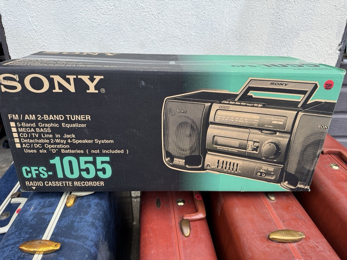 Sony CFS-1055 CD/Radio/Cassette Boombox for sale online | eBay