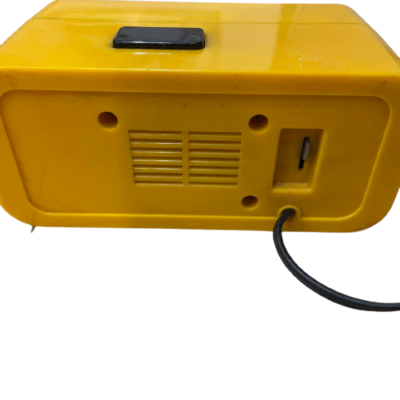 Seiko DP666T Digital Flip Clock Alarm Yellow Body Vintage Very