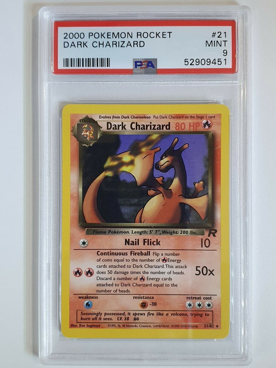 2000 Pokemon Dark Charizard 21/82 Team Rocket - PSA 9 | eBay UK