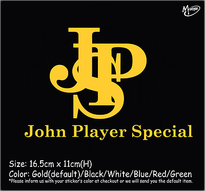 JPS-JOHN PLAYER SPECIAL-FORMULA 1 Reflective Car Sticker Window