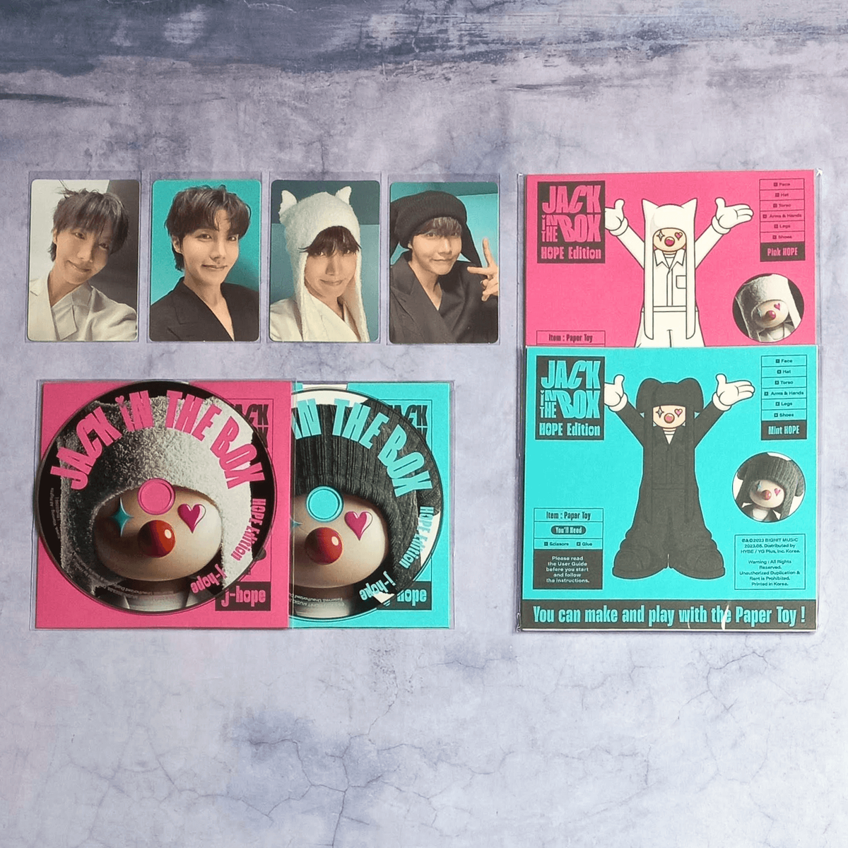 BTS J-Hope Jack In The Box Hope Edition Random Photo Card Pink