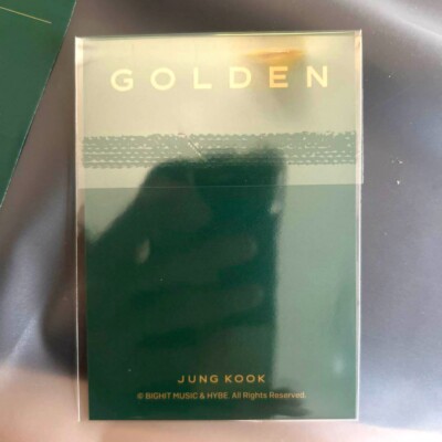 BTS JUNGKOOK GOLDEN Shoulder Bag Official Photo Card | eBay
