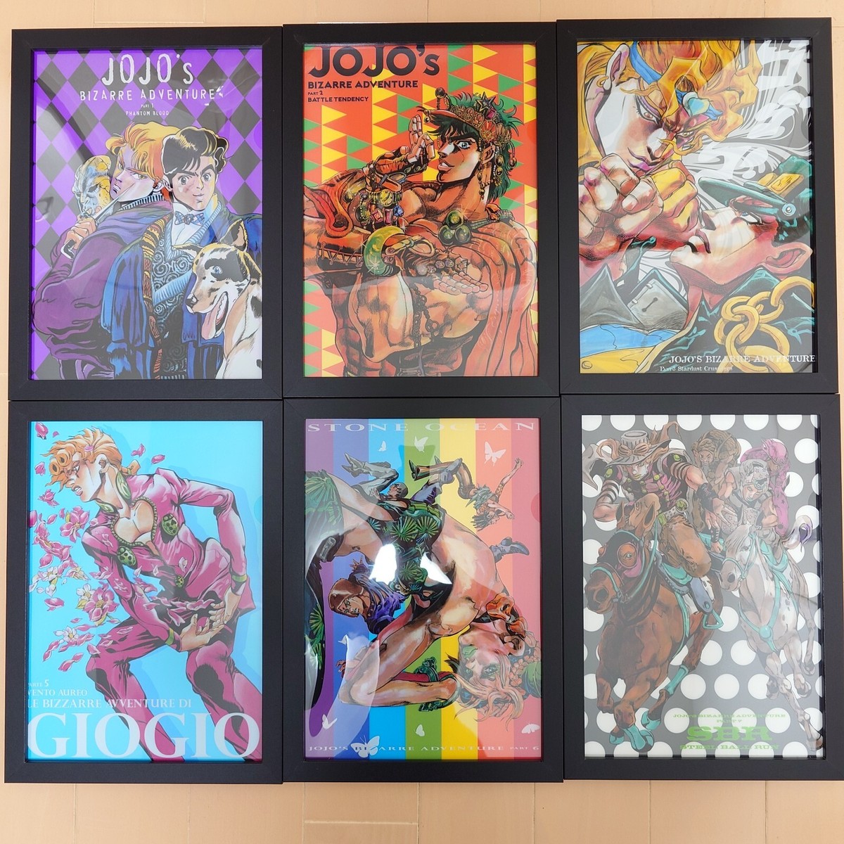 JOJO'S BIZARRE ADVENTURE Poster framed Clear File Limited JOJO