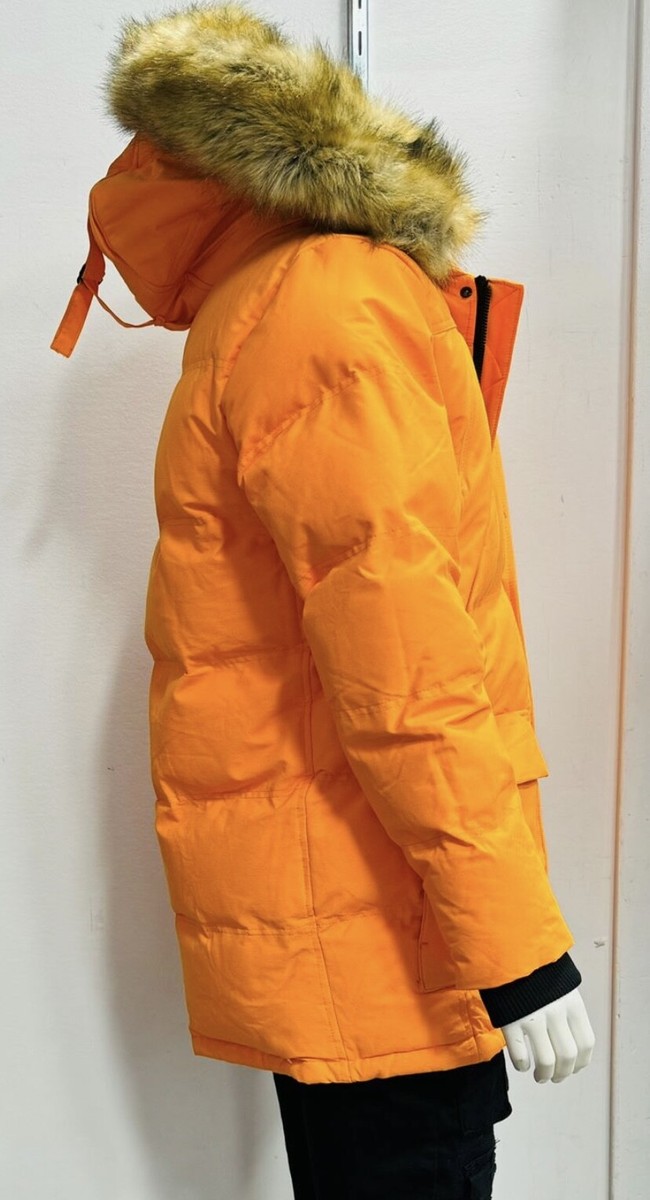 Jordan Craig ORANGE Parka jacket with Removable Faux Fur Lined