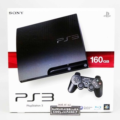 SONY PS3 PlayStation 3 CECH-3000A Charcoal Black Console 160GB