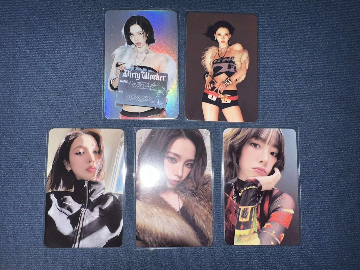 AESPA OFFICIAL DIRTY WORK ALBUM QQ MUSIC LUCKY DRAW PHOTOCARD | eBay