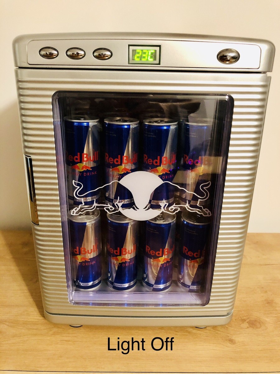 Red Bull Mini Fridge NEW! For Cold Drinks 220V-240V Home Garden