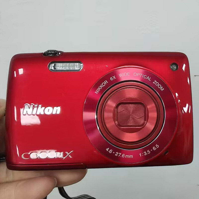 Nikon Coolpix S4200 16.0MP 6x Optical Zoom Digital Camera Red | eBay
